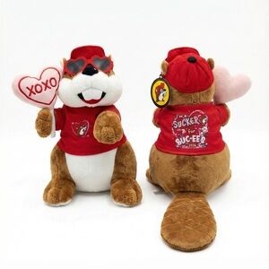 BUC-EE’s | 2026 Valentine’s Day “I’m a Sucker for Buc-ee’s” 12 inch Plush Beaver